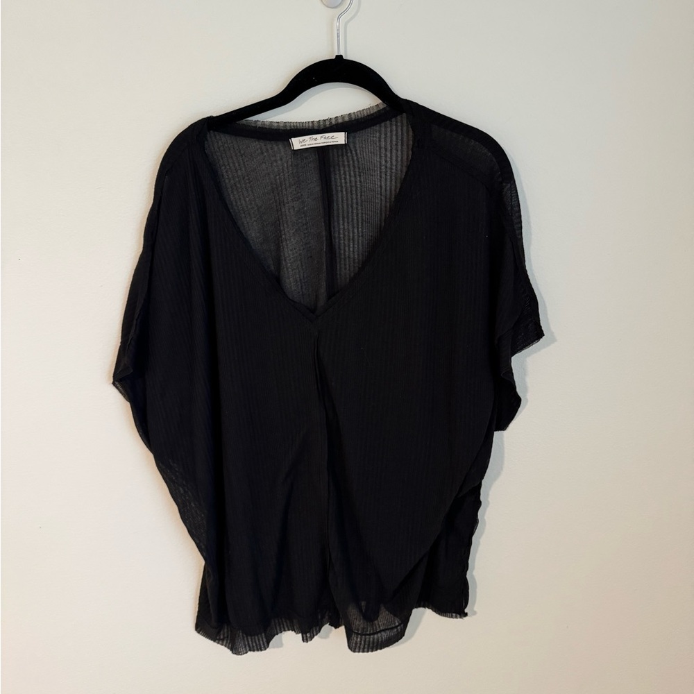 Free People sheer blouse